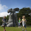 animal sculptures stone carving marble rabbit statue for garden decor